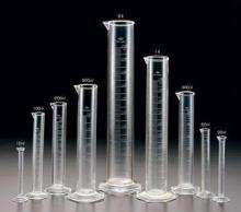 QWORK® maatbeker, glazen maatcilinder van 10 ml, gemaakt van borosilicaatglas met zeer nauwkeurige schaalverdeling