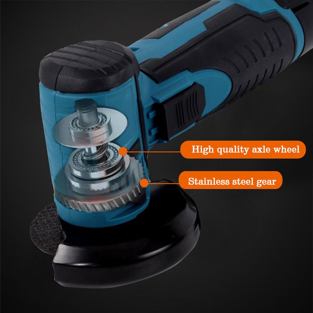 19500rpm Electric Grinding Tool Multifunctional Mini Grinder Handheld Cutter for Cutting Polishing Ceramic Tile Wood Stone Steel