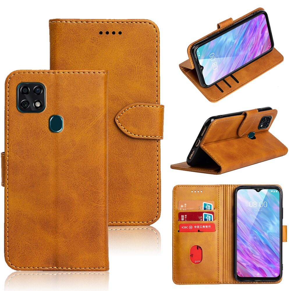 SRHE Abdeckung Für ZTE Klinge 20 Smart Fall Flip Leder Silikon Magnet Brieftasche Auf Fall Für ZTE Klinge 20 Smart V1050 Abdeckung