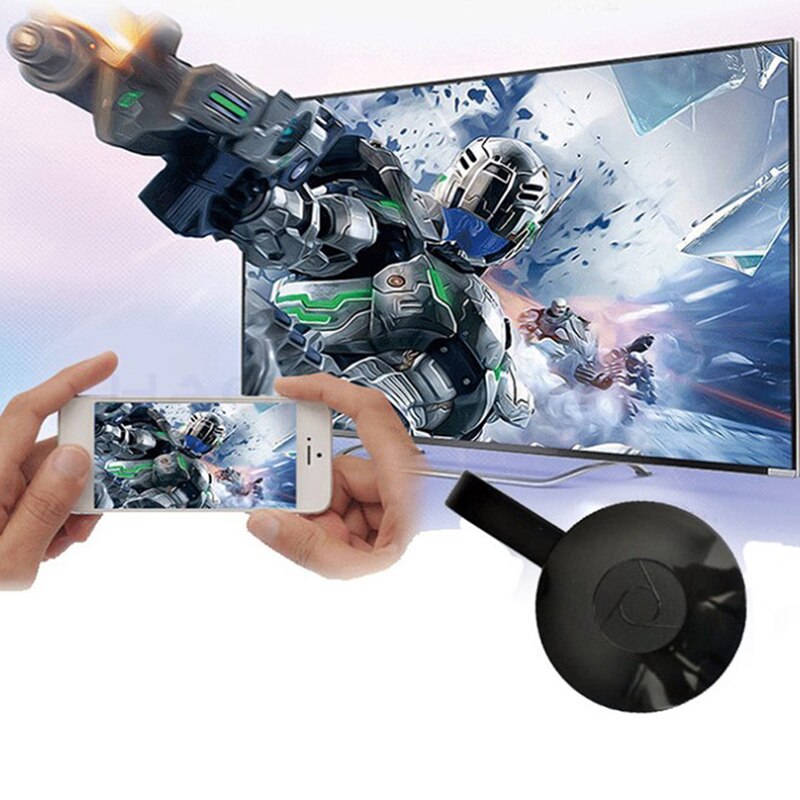 Pantalla inalámbrica WiFi, TV Stick Full 1080P HDMI DLNA Cast Display Chrome Google