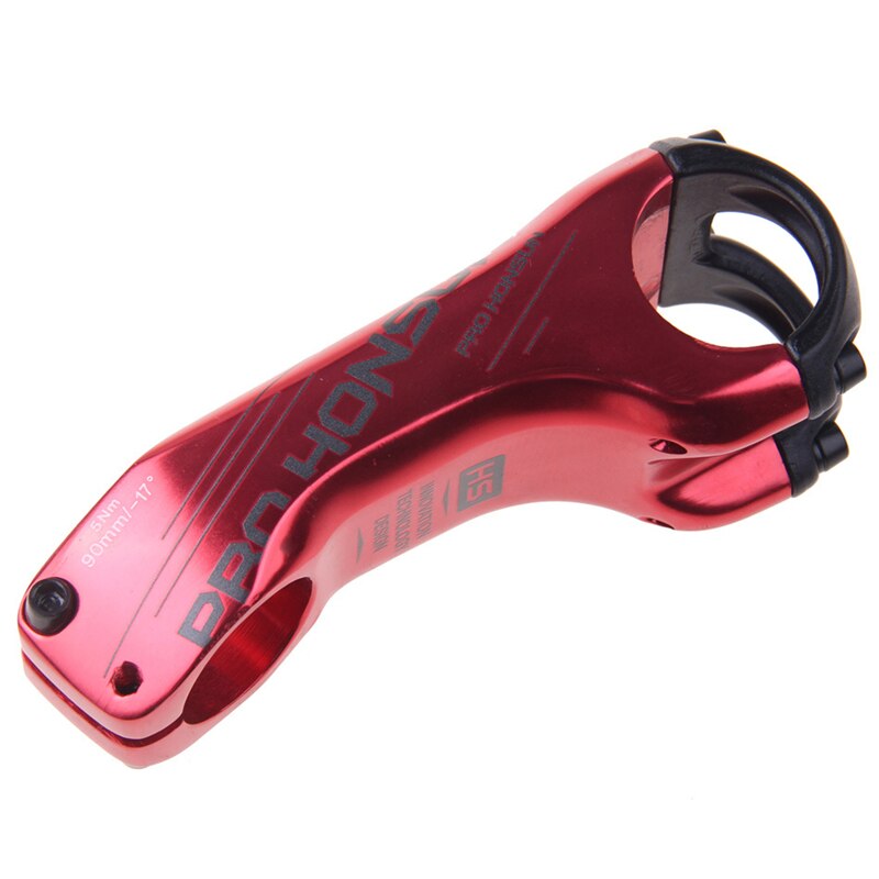 31.8mm MTB Stem 90mm Aluminum Alloy XC AM DH Mountain Road Bike Stem -17 Degree Steerer Bicycle Handlebar Stem Bicycle Parts