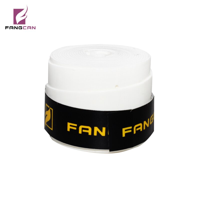 FANGCAN-empuñadura de PU para raqueta de tenis, antideslizante, absorbe el sudor, envoltura de agarre de mano con orificios de ventilación, 3 uds.: White