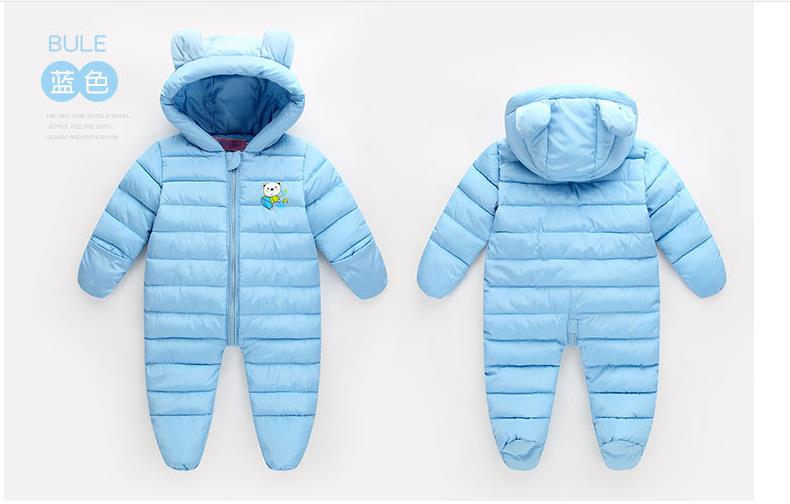 Vêtements d'escalade pour bébés | Veste rembourrée en coton,: Bleu ciel / 9M