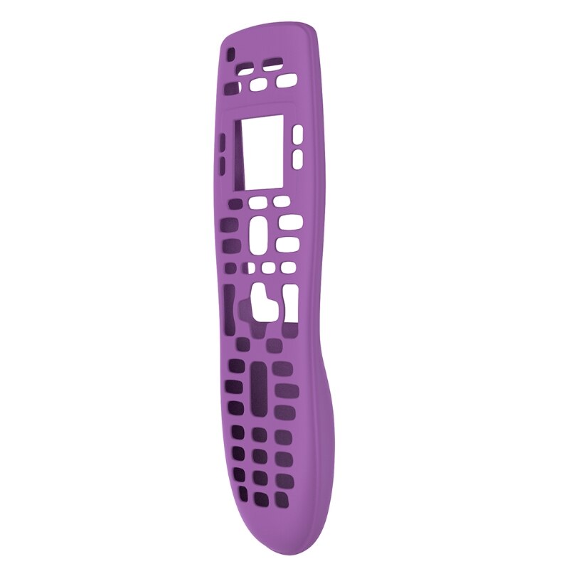 Remote Control Silicone Protector Case Cover Skin For Logitech Harmony 650 700: purple
