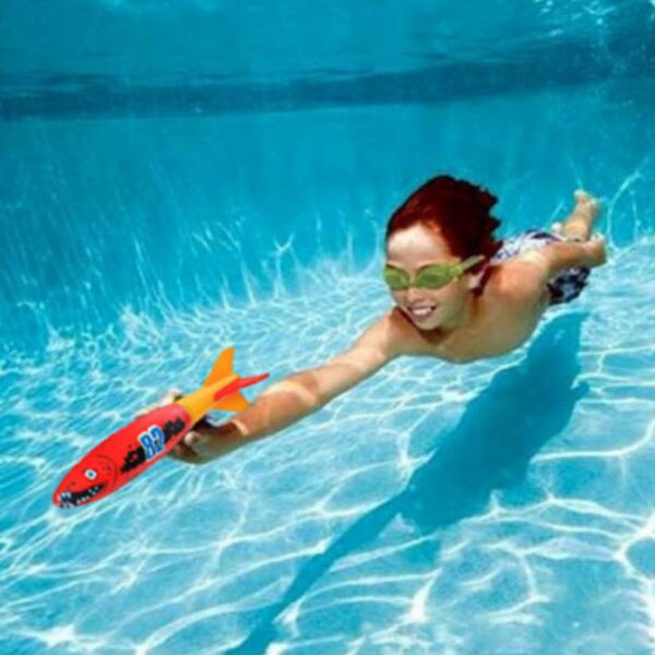 4Pcs Summer Swimming Pool Diving Toys Children'S Exotic Diving Torpedo Toys Swimming Pool Diving Thg Torpedo Toys Water