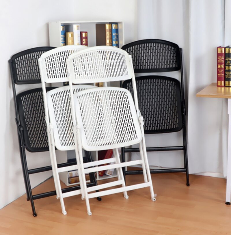 Klappstuhl Home Office Stuhl Konferenz Stuhl Ausbildung Student Computer Stuhl Kunststoff Stuhl Hocker Weiß Hocker