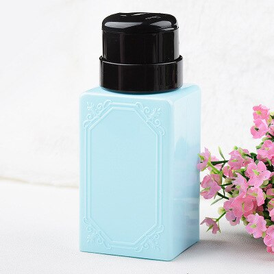 230 Ml Nagellak Remover Druk Fles Alcohol Druk Fles Macaron Snoep Kleur Lossen Uv Gel Polish Nail Art: bule