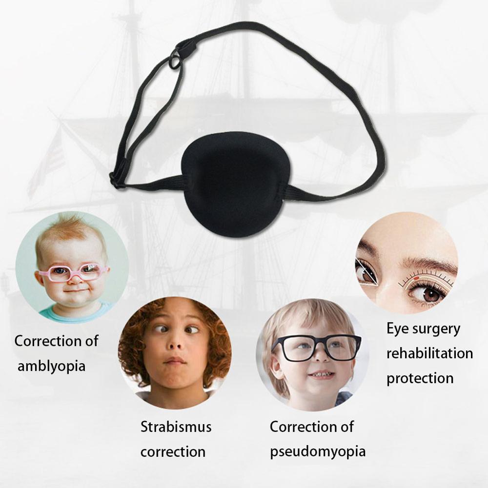 Uitstekend herstel gebruik concave ooglap bril schuimgroef wasbare oogkleppen verstelbare band 4 kleuren oogbeschermer