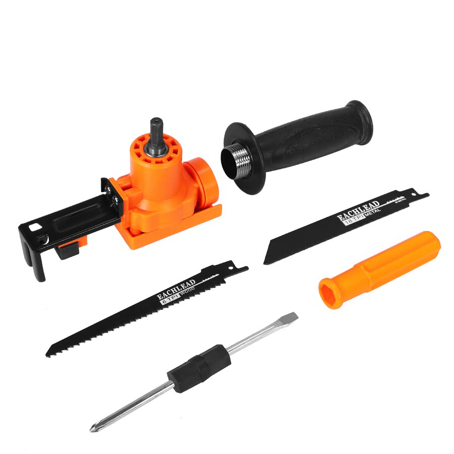 Reciprocating Saw Attachment Adapter Change Electric Drill Into Reciprocating Saw for Wood Metal Cutting