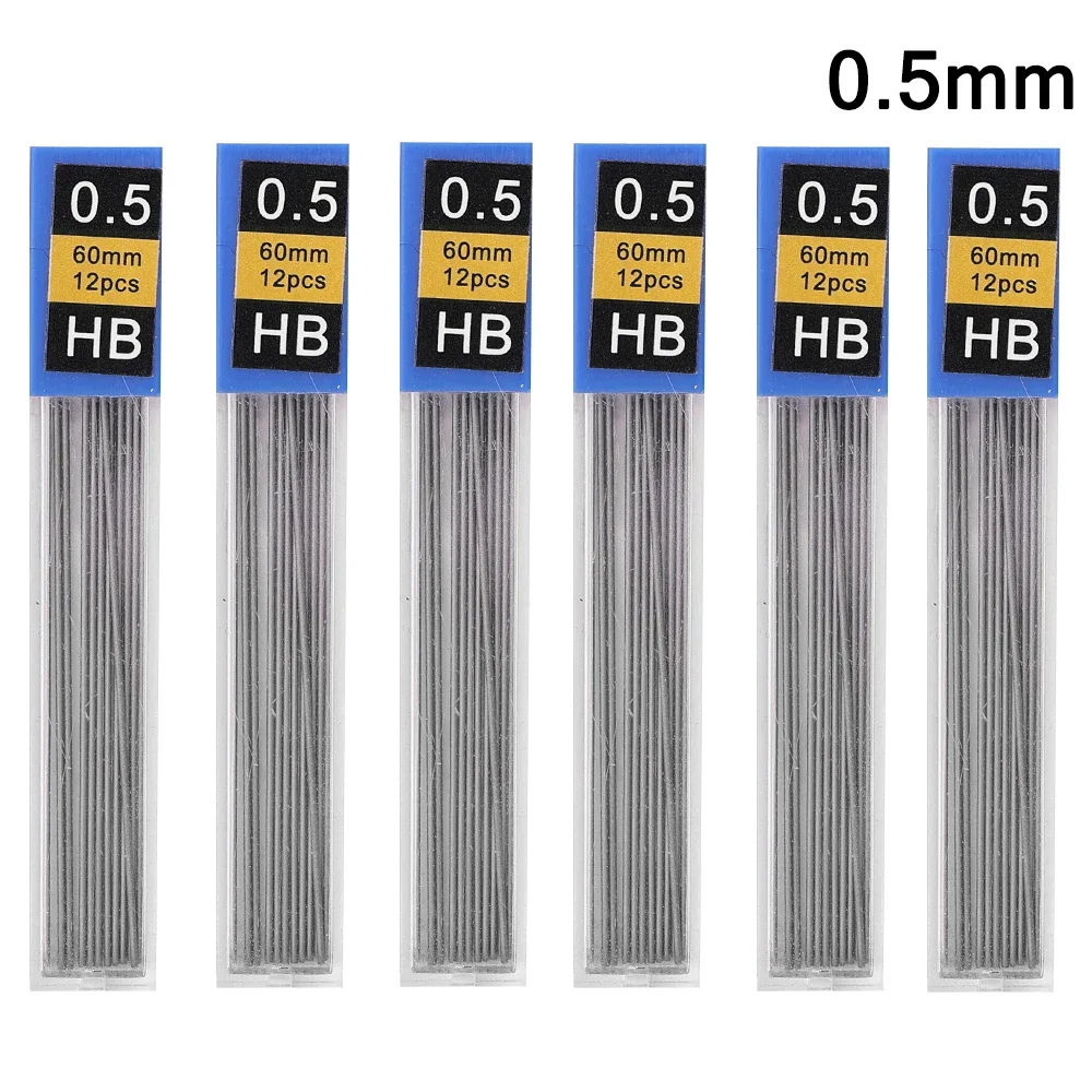 Mechanical Pencil Lead 0.3 0.5 0.7 0.9 1.3 2.0 HB Refill Leads for Plastic Metal Press Automatic Pencil Write Painting Supplies: Blue