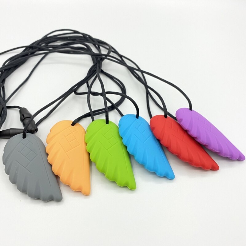 6 Pack Chewing Necklace Autism ADHD Biting Sensory Toy Child Baby Teether Toy