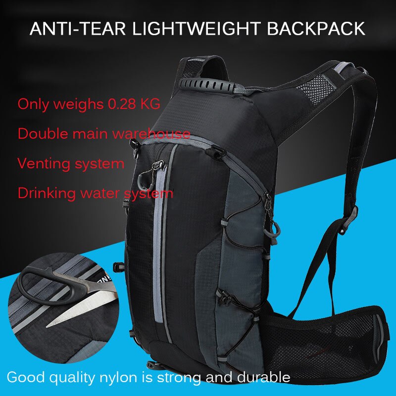 10L Waterdichte Fiets Rugzak Fietsen Zak Wandelen Rugzak Mannen Vrouwen MTB Fiets Tas Lichtgewicht Rugzak Voor Fiets