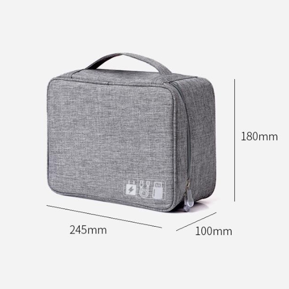 Accessoires électroniques organisateur voyage rangement sac à main câble USB étui de rangement étanche