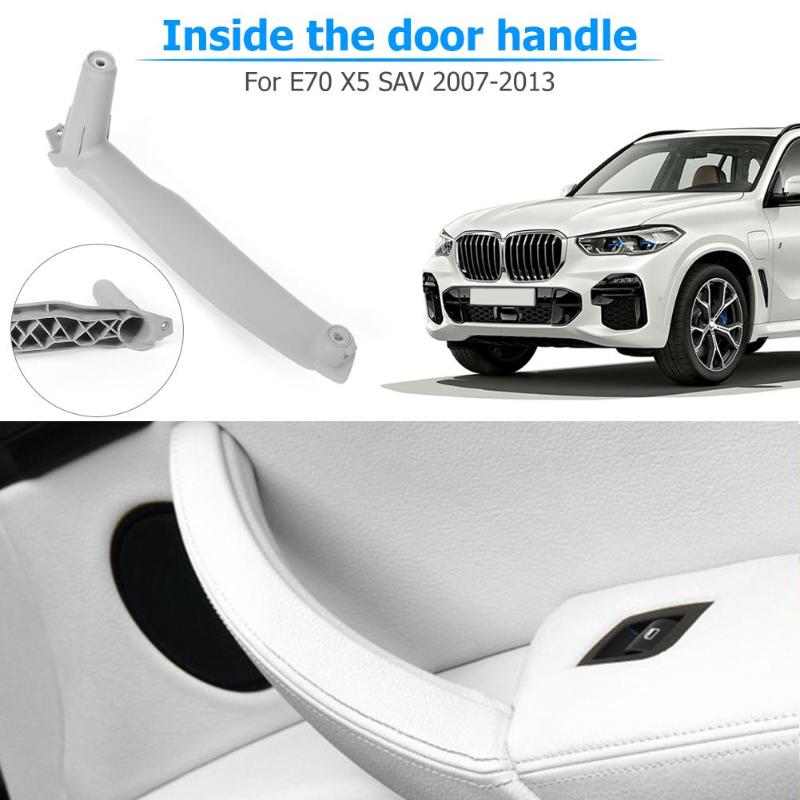 Right rudder driving Inner Door Handle For BMW E70 E71 E72 X5 X6 Panel Pull Trim Cover 5141-6969 401 5141 6969 402 Black Beige