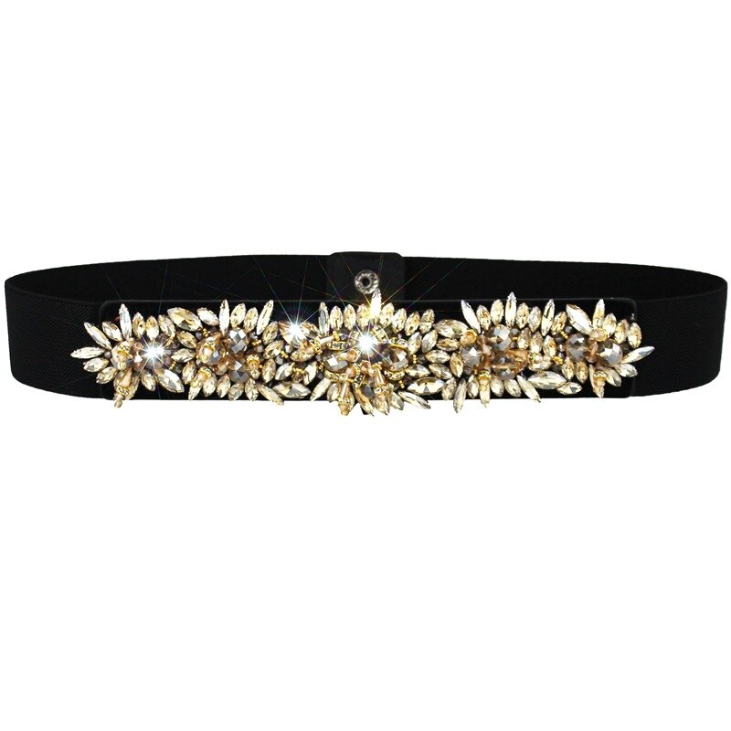 Cinturón de vestido de noche blanco y negro, cristal hecho a mano, Diamante de imitación, cinturón de boda para novia, adorno de cuentas, fajín, accesorio B67