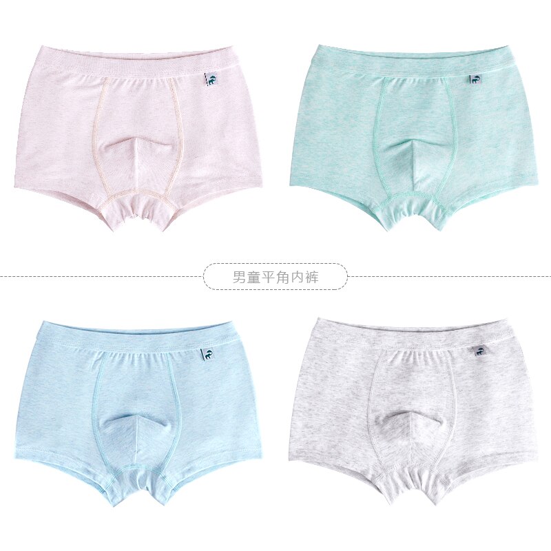 4 Stks/partij Boxer Ondergoed Voor Jongens Katoen Kinderen Slipje Shorts Kid Jonge Tiener Ademend Panty Underpant 4-16T