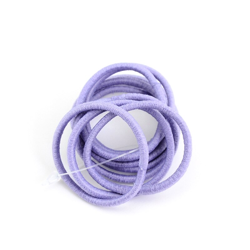 Mix snoep schattige kleuren haarversieringen meisjes 10 stuks kinderhoofddeksels haarlussen onbeschadigde haarband naadloos hoge elasticiteit: 03