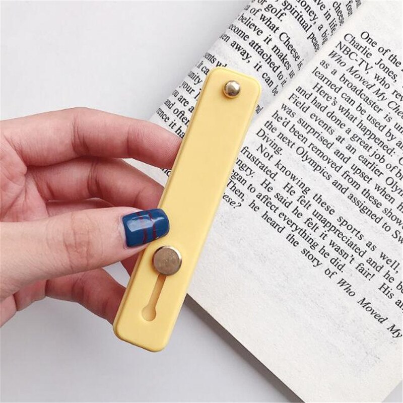 Polsband vinger ring grip mobiele telefoonhouder standaard duwen trekken sticker pasta universele handband auto telefoonhouder beugel: G