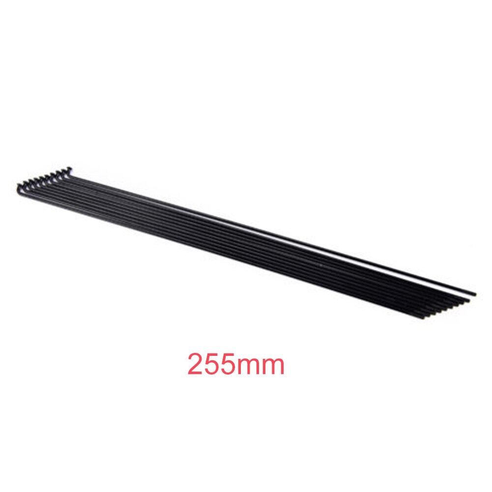Mountain Road Bike Steel Spokes Black Colour High Strength Stainless Steel Bicycle Spokes 170/255/286mm