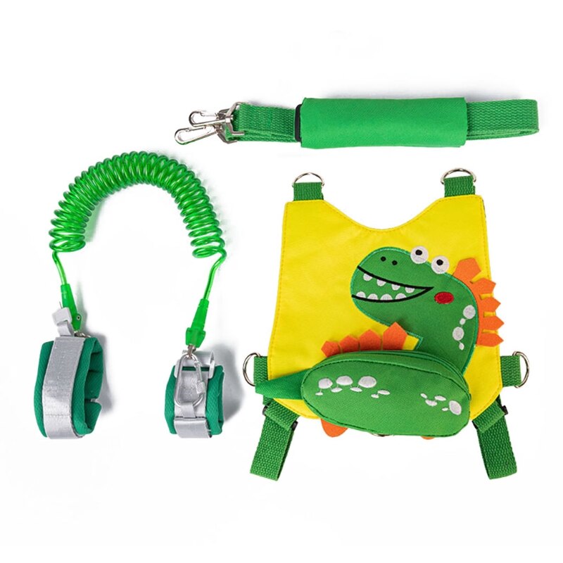 3 Pcs/Set Portable Baby Reins Walking Harness 4 in 1 Backpack with Safety Reins