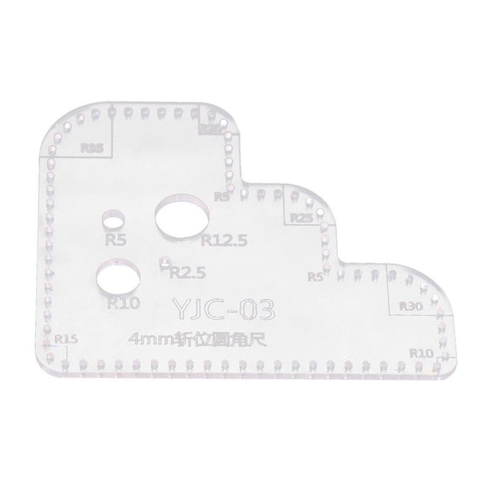 Skära stencil läder hantverk gör-det-själv akryl mall tillbehör verktyg plånbok sömnad prägling handväska handgjorda hemmaking begi  d3 h 8: 4mm