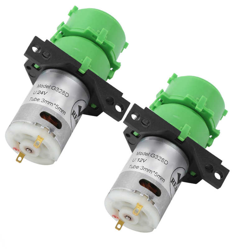 3 x 5mm Peristaltic Pump Peristaltic Pump Double Head Mini Liquid Water Dosing For Fish Tank Aquarium