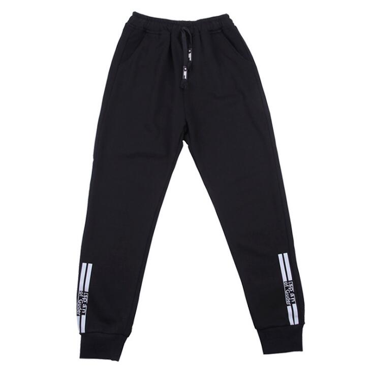 Winter Teenage Boys Pants Cotton Letter Kids Sports Pants For Boys Solid Trouser 3 4 6 8 10 12 14 16 Year Kids Clothes Boys