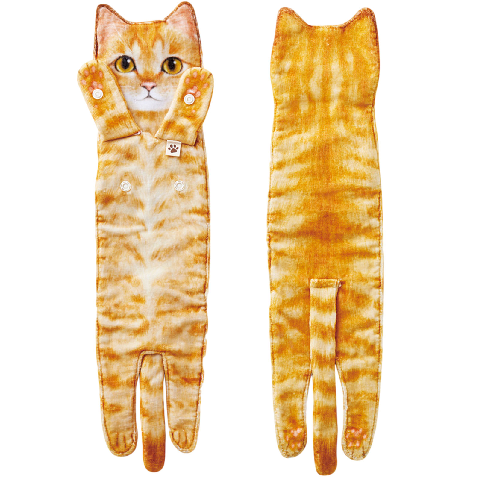 6 Styles Newest Cat Hand Towels Long Cat Shape Wipe Handkerchiefs Bath Towels for Bathroom Kitchen: F