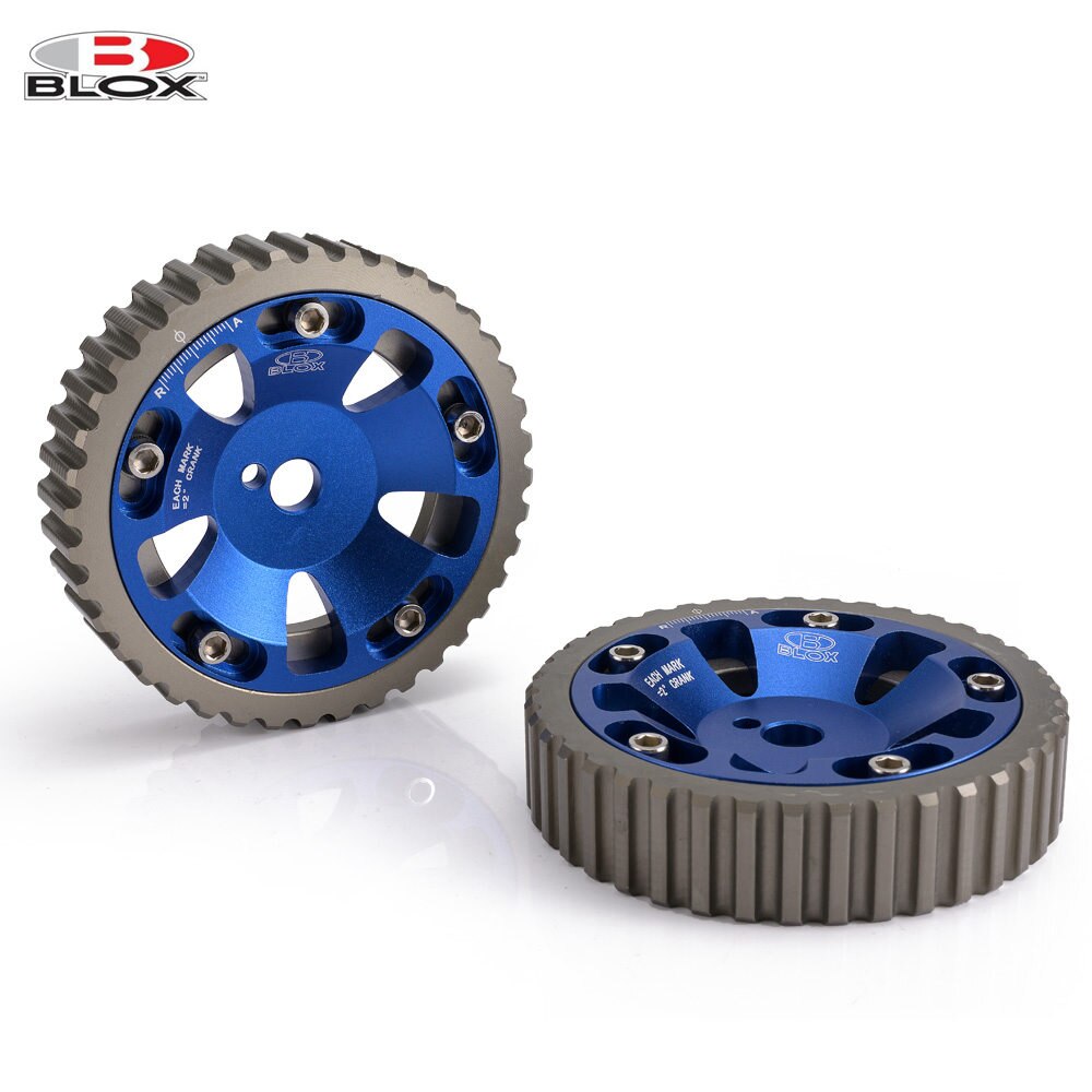 Blox 2Pcs Aluminum Cam Gear Pulley Camshaft For Mitsubishi 4G15 SOHC Engine TK-CG4G15BL