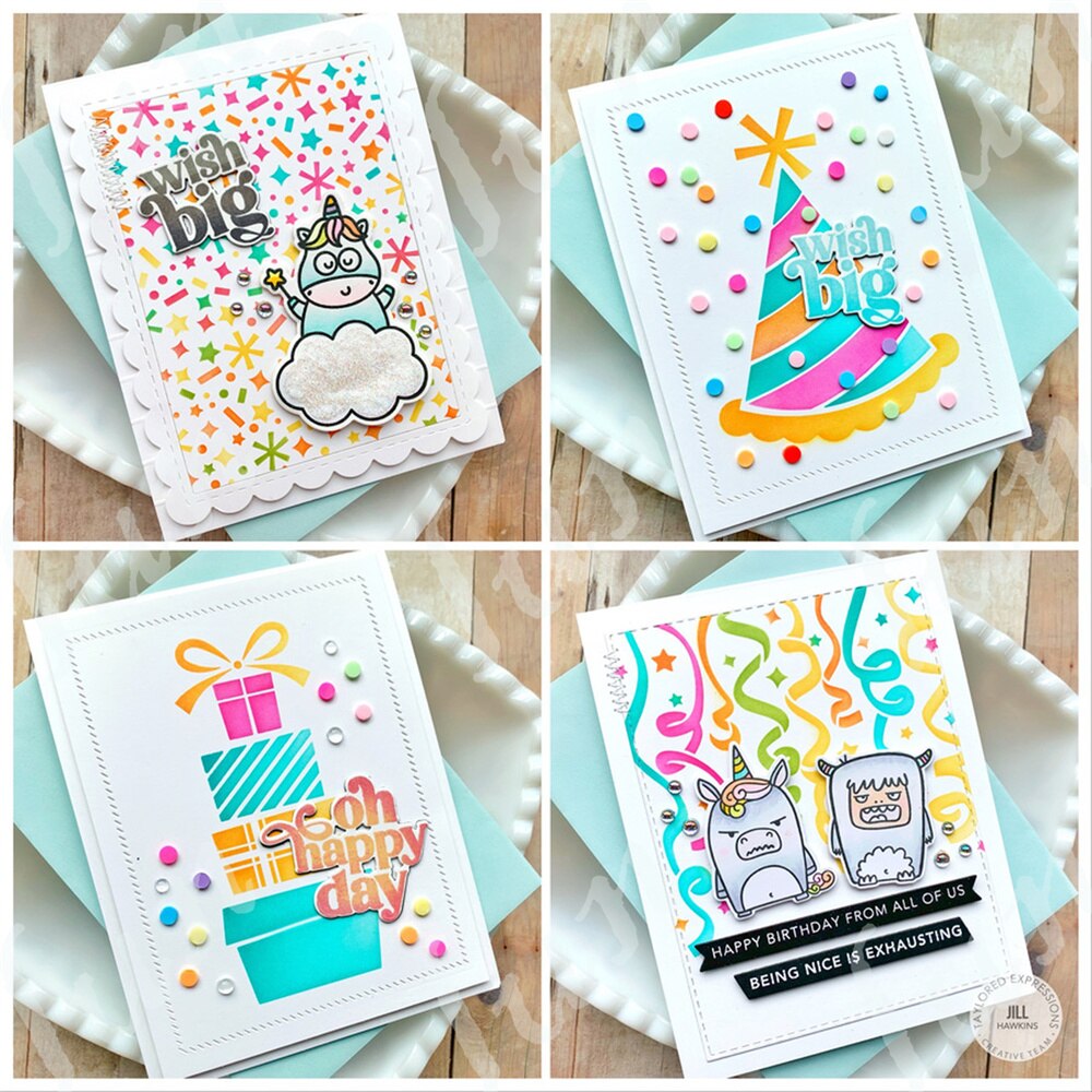 Marcapáginas botánico con de gato, Set de sellos de flores rosadas, tarjetas de papel para manualidades, plantillas de troqueles de corte de Metal para colorear