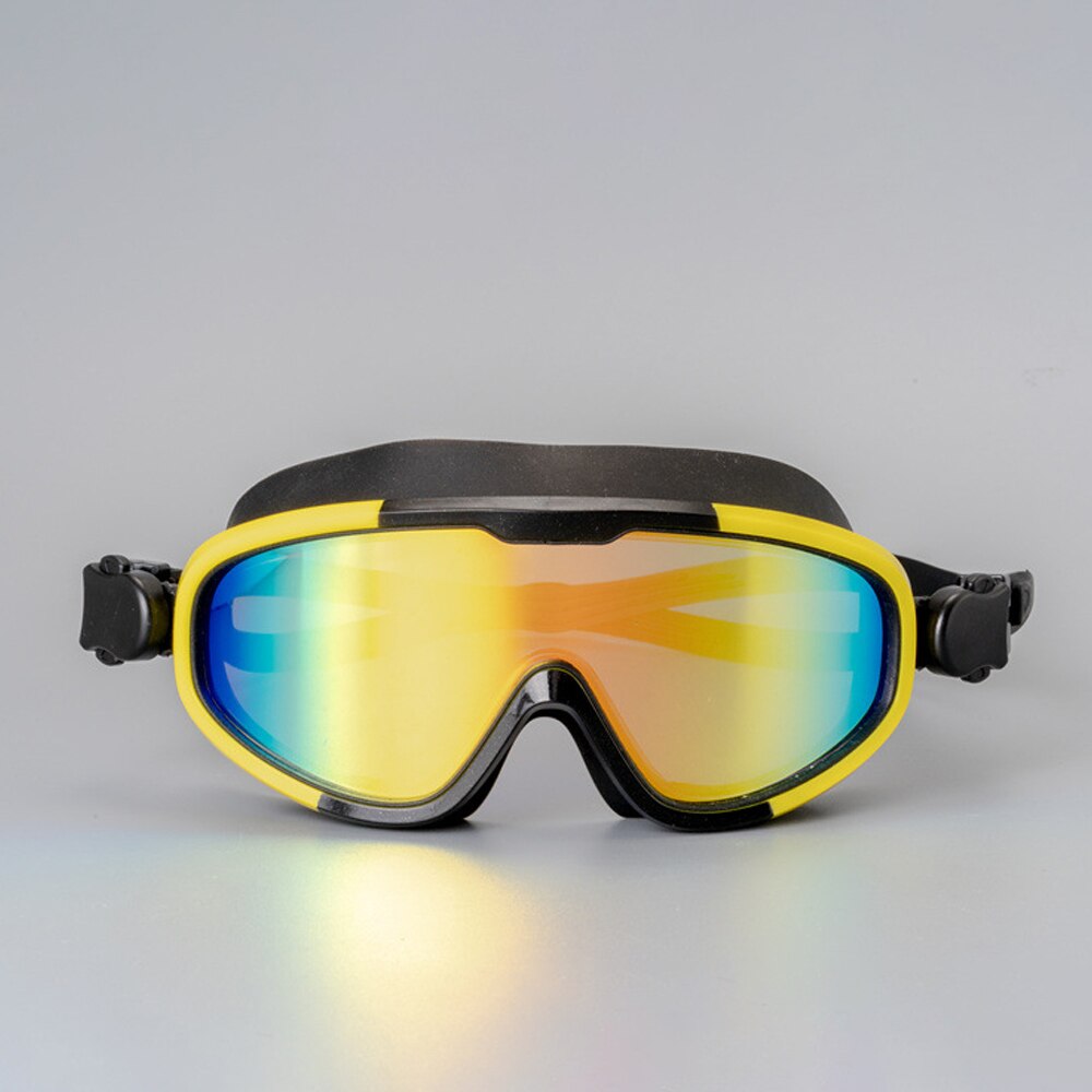 Swimming Goggles Big frame Swim Eyewear Anti-Fog UV Swimming Waterproof Swim Mask Adult for men and women: B