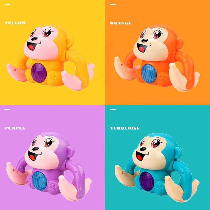 Educational Toys Talking Moving Voice Control Tipping Monkey Toys for Baby Boys Girls