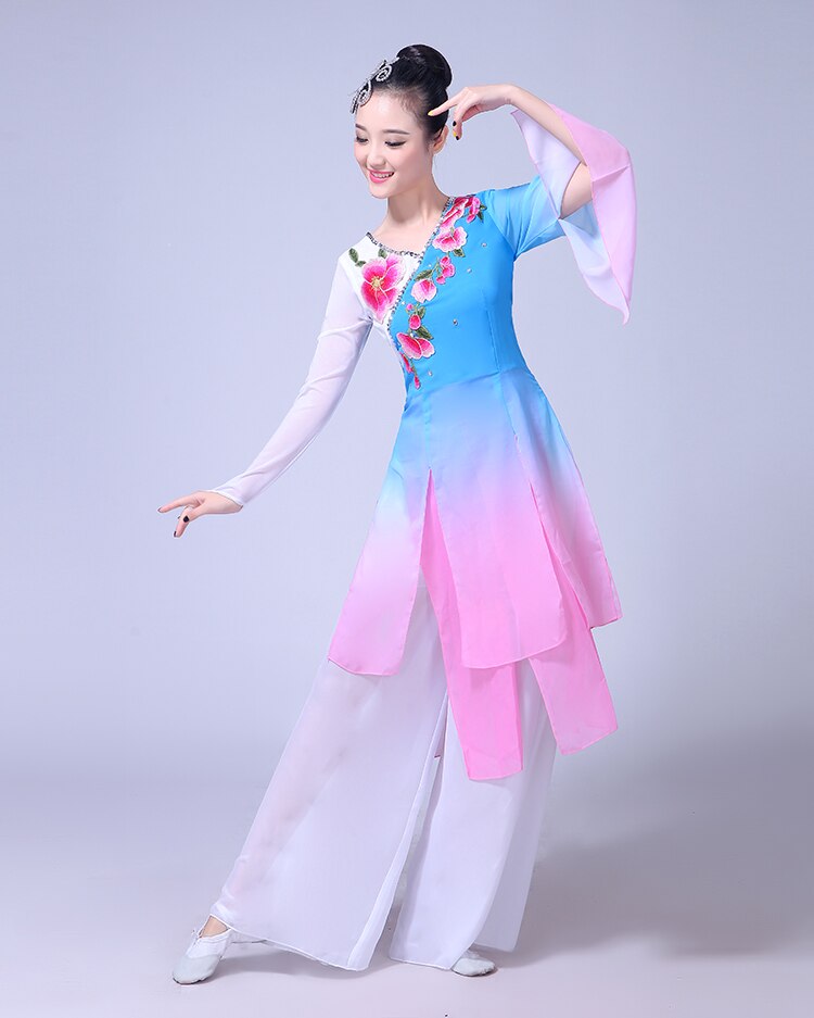 Hanfu vrouwen traditionele chinese dans kostuum danser kostuum oude chinese kostuum hanfu jurk chinese kostuum yangko