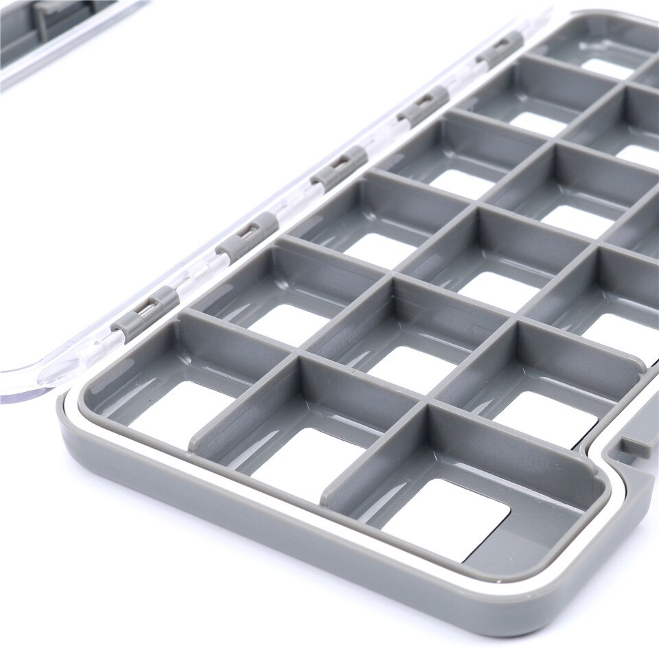 Maximumcatch Slim One-Side Waterproof Plastic Fly Fishing Box Keeping Flies and Hooks Fly Tackle Box