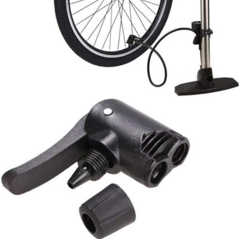 Bike Valve Pump Adapter Accessories 6.5x4cm Dual Head Bike Air Pump Adapter Portable MTB Bike Pump Valve Adapter
