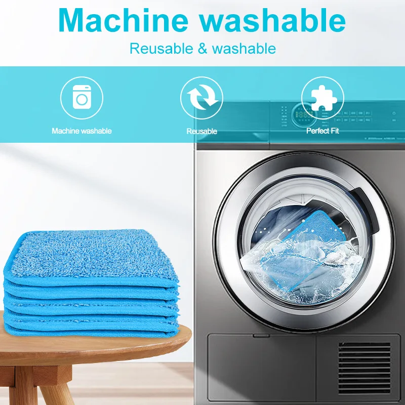 Mikrofaser-Mopp kissen für wieder verwendbare wieder verwendbare Wisch wischt ücher, nasse und trockene Flipmop-Reinigungs werkzeuge