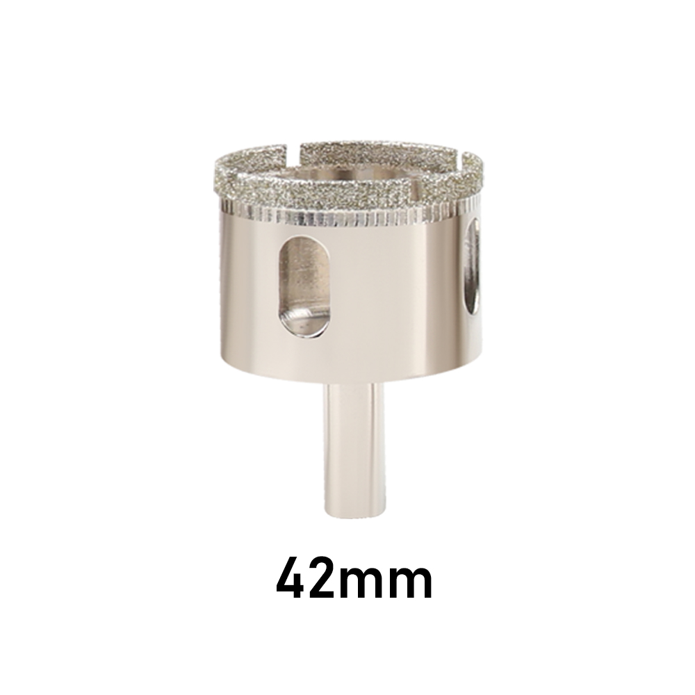 1Pc 3-100mm Sega a tazza per vetro Punte da trapano rivestite diamantate corona di perforazione per utensili elettrici in ceramica di marmo per piastrelle: reale blu