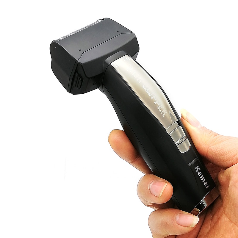 Kemei 2 in 1 Haar Bart Trimmer Elektrische Rasierer für Männer 0mm Glatze Haar Haarschneidemaschine Kolben Rasiermesser beenden Rasieren maschine