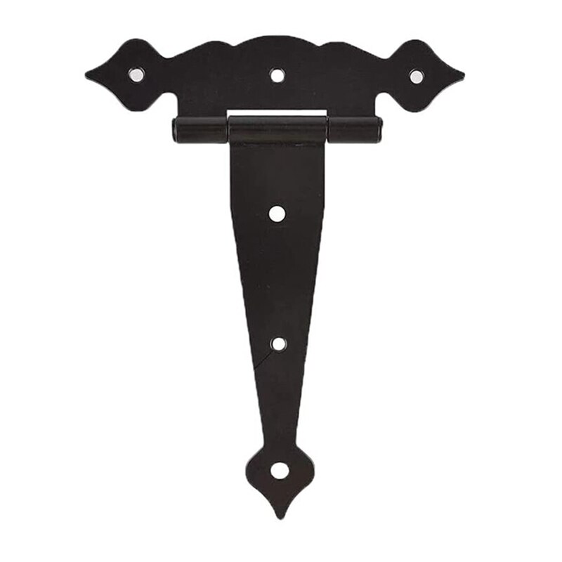 Heavy Duty Gate Hinges 8inch Strap Hinges Shed Door Hinges Barn Door Hinges for Wooden Fences Decorative Hinges 2Pcs