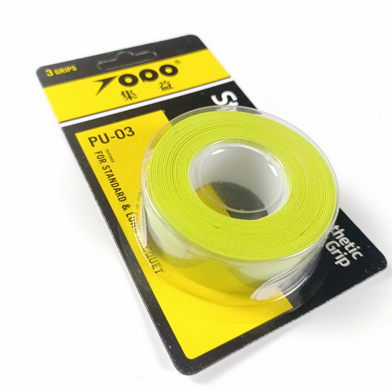 3 stks/pak Anti-slip Sterke Grap Badminton Grip Tennis Overgrip Tape Voor Racket Synthetisch Over Grip padel Accessoires: green