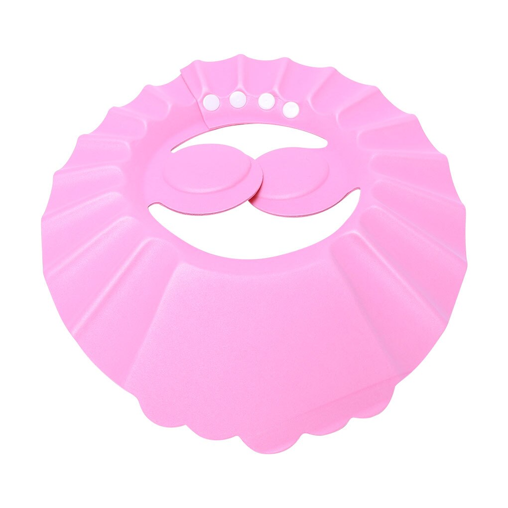 Baby Shower Caps Kids Baby Bath Hat Adjustable Baby Wash Hair Protect Eyes Hair Wash Shield for Children Waterproof Cap: 6