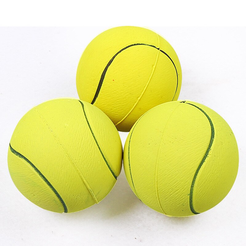 1pc Haustier Hund Spielzeug Gummi Sport Ball Spielzeug für Hund Kauen Spielzeug Quietscher Spielzeug Klang Ball Für Kleine Hund ausbildung Produkt Liefert 6cm