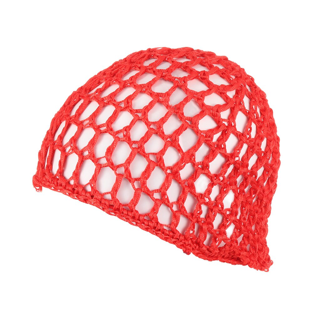 Gorro de malla de punto suave para el pelo, gorro de redecilla de rayón para el cuidado del cabello, turbantes de noche para dormir, accesorios de peinado, 1 unidad: red