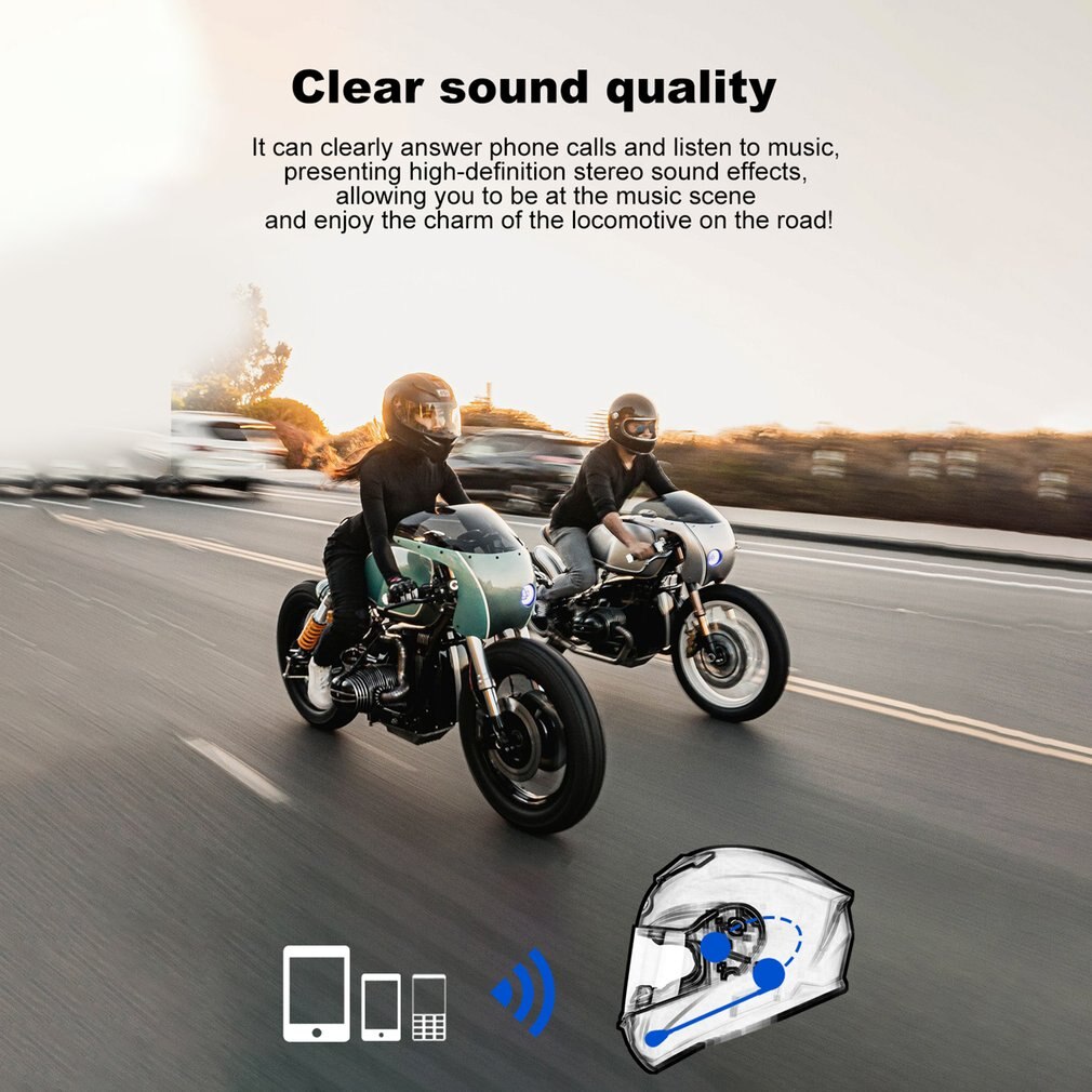 Moto Helm Headset Bluetooth 5.0 Ultradunne Motorfiets Koptelefoon Draadloze Speaker Hoofdtelefoon Handsfree Call Music Play