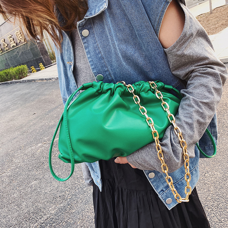 Chaîne s forme sacs pour femmes bandoulière épaule sac de messager femme sacs à main et sacs à main