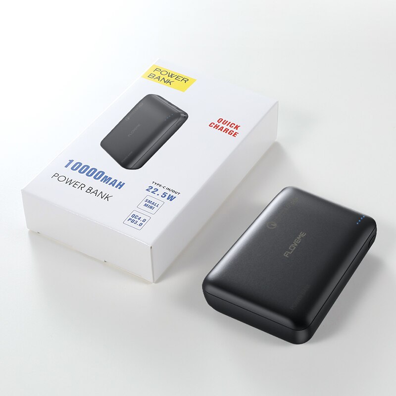 Floveme Mini Power Bank 10000Mah Voor Xiaomi QC4.0 Poverbank 10000 Snel Opladen PD3.0 Voor IPhone12 Draagbare Opladen Powerbank