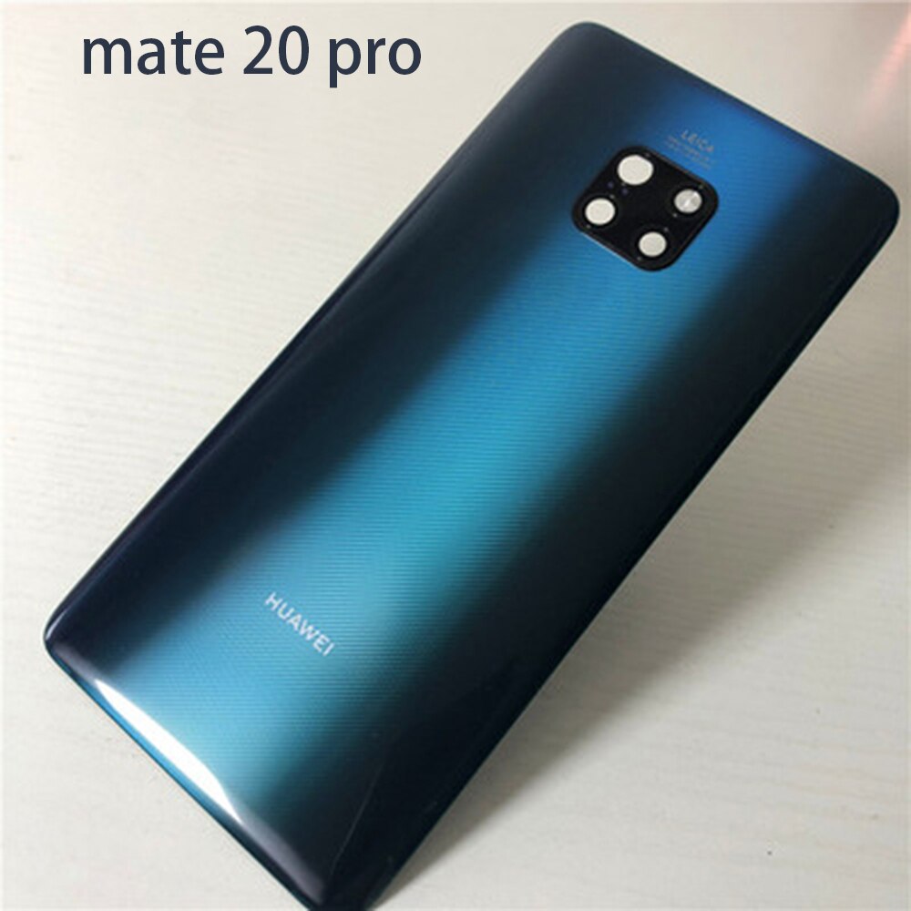 Originale Materiale di Vetro Posteriore dell'alloggiamento del Portello per Huawei Compagno di 20 pro Caso Della Copertura Posteriore della Batteria con la Macchina Fotografica lente + Adesivo per compagno20: Pro  smeraldo verde