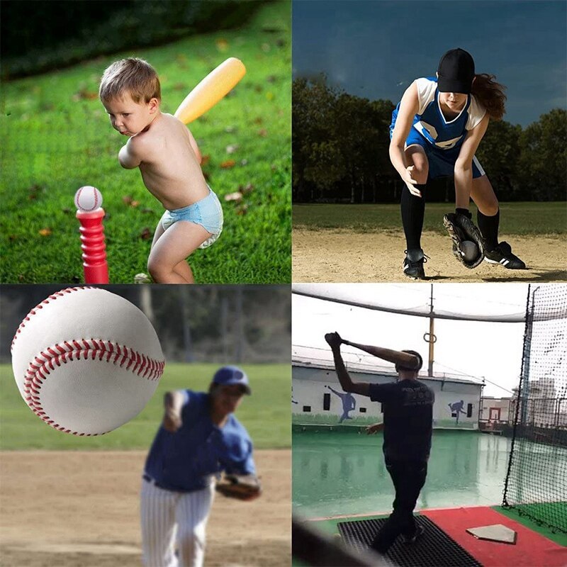 Pelota de béisbol deportiva de impacto reducido, pelota suave de 10 pulgadas para adultos y jóvenes, para juego de competición, entrenamiento de captura de Pitching