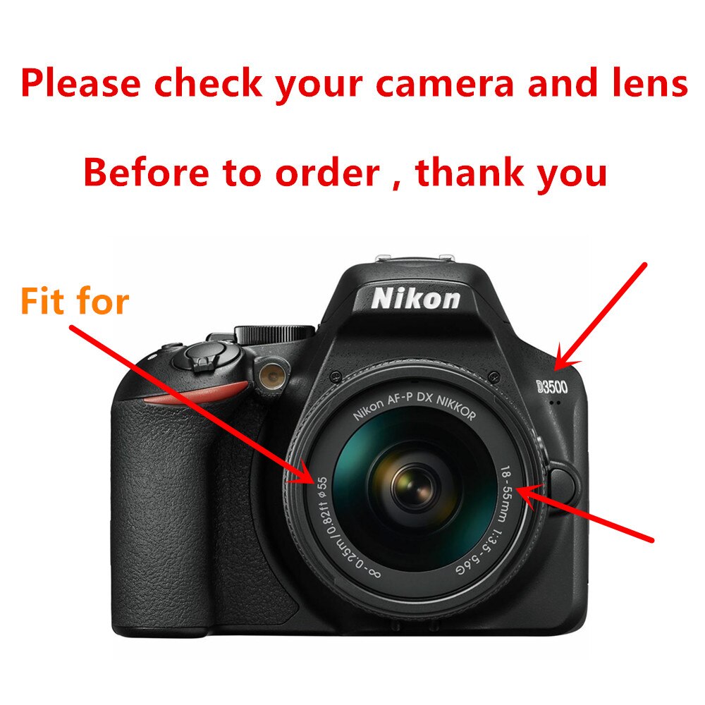 Neopren Kamera Tasche Innere fall abdeckung für Nikon D3500 D3400 D3300 D3200 D5600 D5500 D5300 D5200 D5100 mit 18-55mm Objektiv