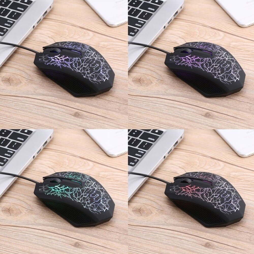 Wired Gaming Mouse 3200DPI LED Optical 3 Buttons 3D USB Pro Gamer Computer Mice For PC Adjustable USB Wired Computer Mouse